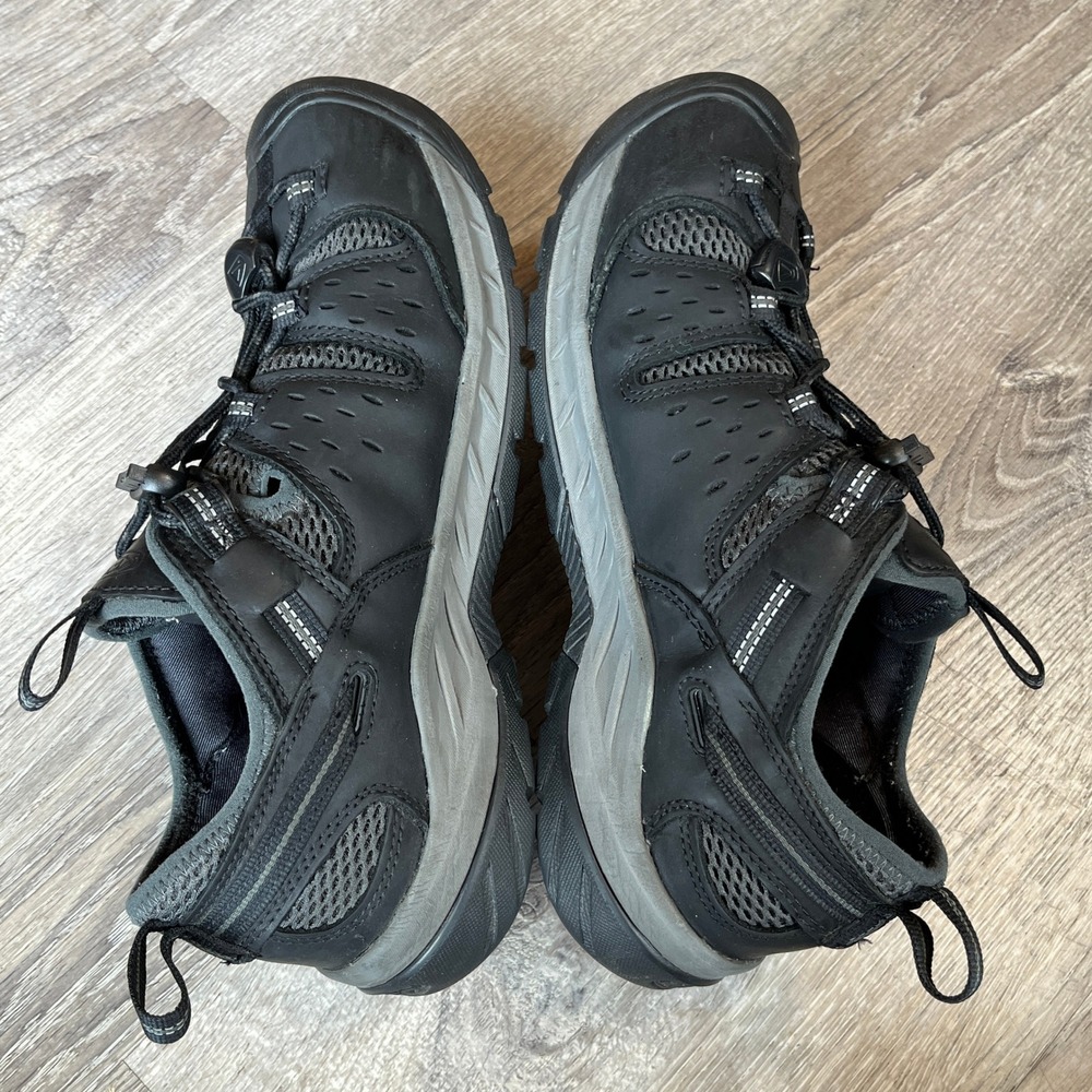 Keen Utility Vista Energy Steel Toe Work Shoes Mens 9.5D Black EH Slip Resistant